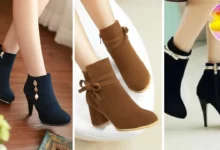موديلات أحذية قطيفة وشمواه