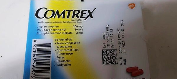 دواعي استعمال كومتركس Comtrex