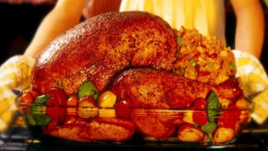 مكونات عمل الديك الرومي