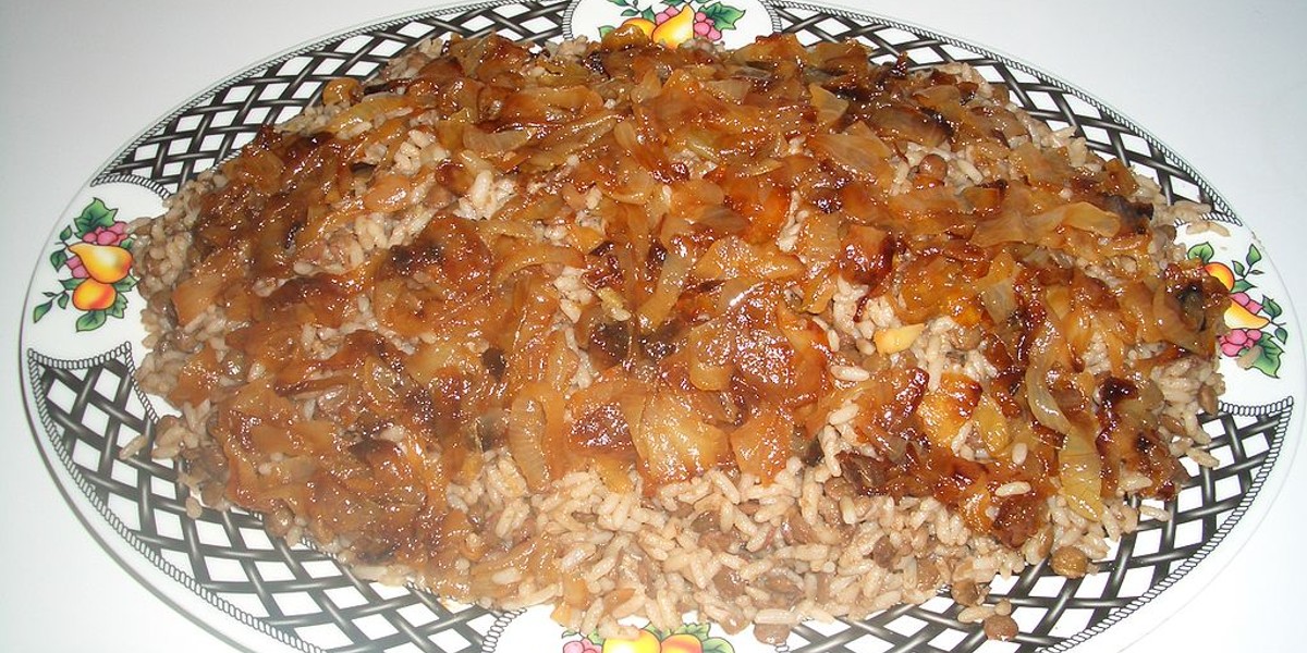 طريقة عمل مجدرة الرز المظبوطة 1 مجدرة الرز