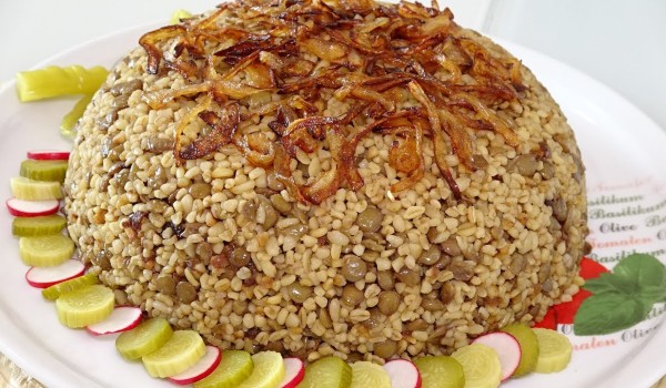 طريقة عمل مجدرة الرز المظبوطة 4 مجدرة الرز
