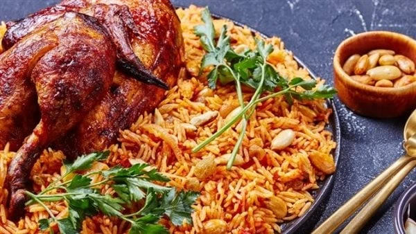 ارز بسمتي بالفراخ فاطمة ابو حاتي