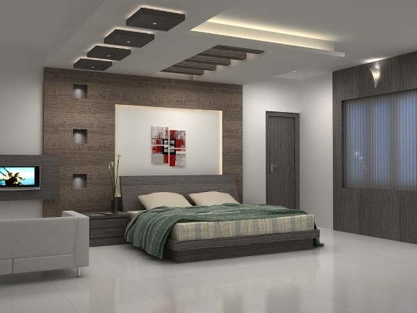 ديكورات جبس غرف نوم ناعمه
