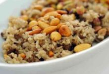 طريقة عمل الأرز بالكبد والقوانص فاطمة أبو حاتي