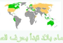 أسماء بلاد تبدأ بحرف الصاد