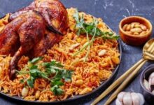 اكلات سورية بالدجاج والارز