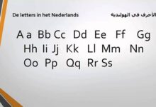 الاحرف بالهولندية