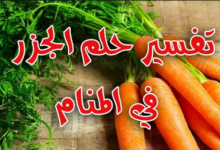 الجزر في المنام