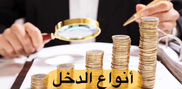 أنواع الدخل المكتسب