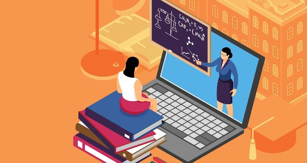 الدراسة عبر الإنترنت