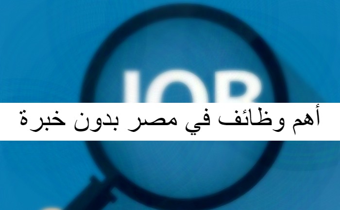 أهم وظائف في مصر بدون خبرة