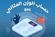 حساب كتلة الوزن المثالي