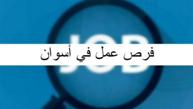 فرص عمل في اسوان