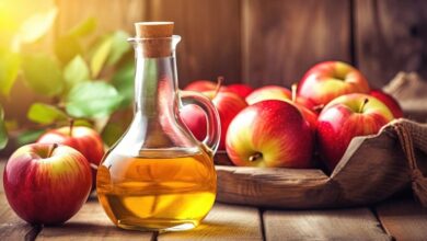 أضرار خل التفاح على الرحم